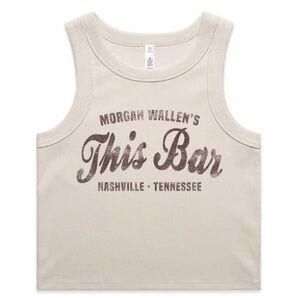 Morgan Wallen’s This Bar Nashville Tennessee Cropped Tank | Brand New